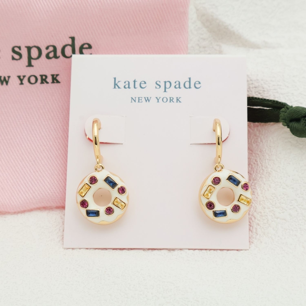 Kate Spade Coffee Break Gold Donut Gold NEW